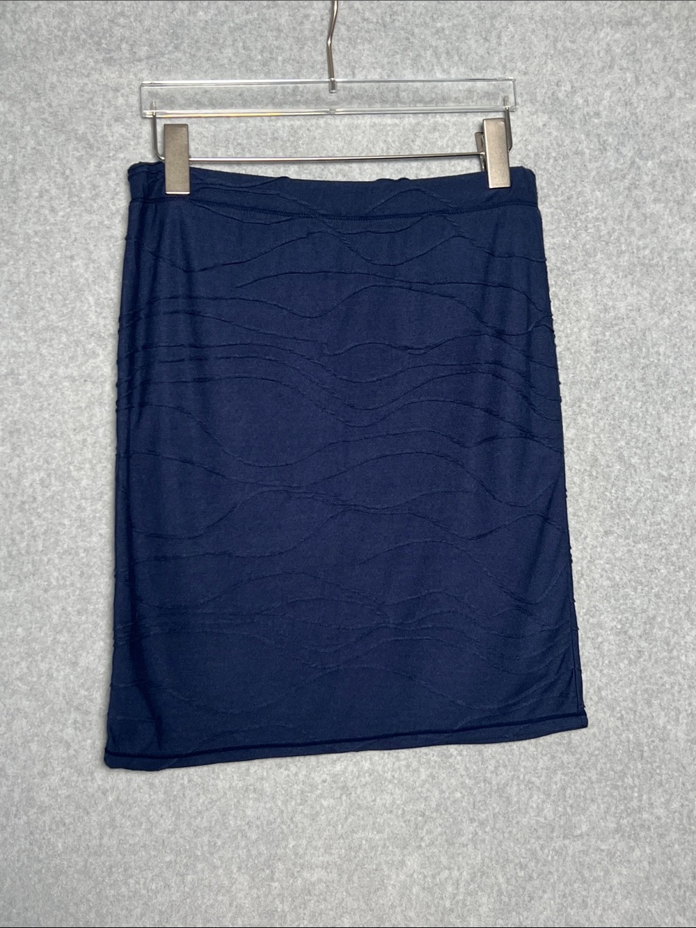 Max Studio Women’s Blue Textured Mini Skirt Sz M